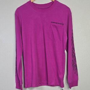 Chrome Hearts X Matty Boy Spider Pink Graphic Crewneck Tee In Puple Size Small.